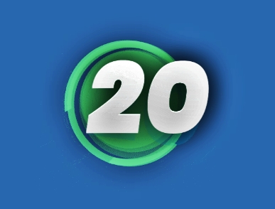 Logo di 20bet ingrandito